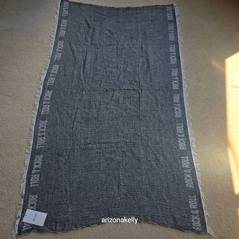 NWT Saint + Sofia Rock & Roll Scarf Wool Blend - Picture 9 of 10